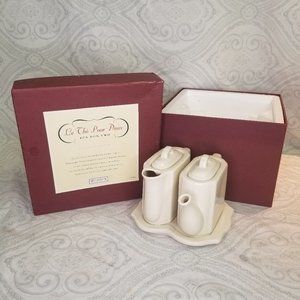 NIB Restoration Hardware Tea For Two Gift Set Teapots